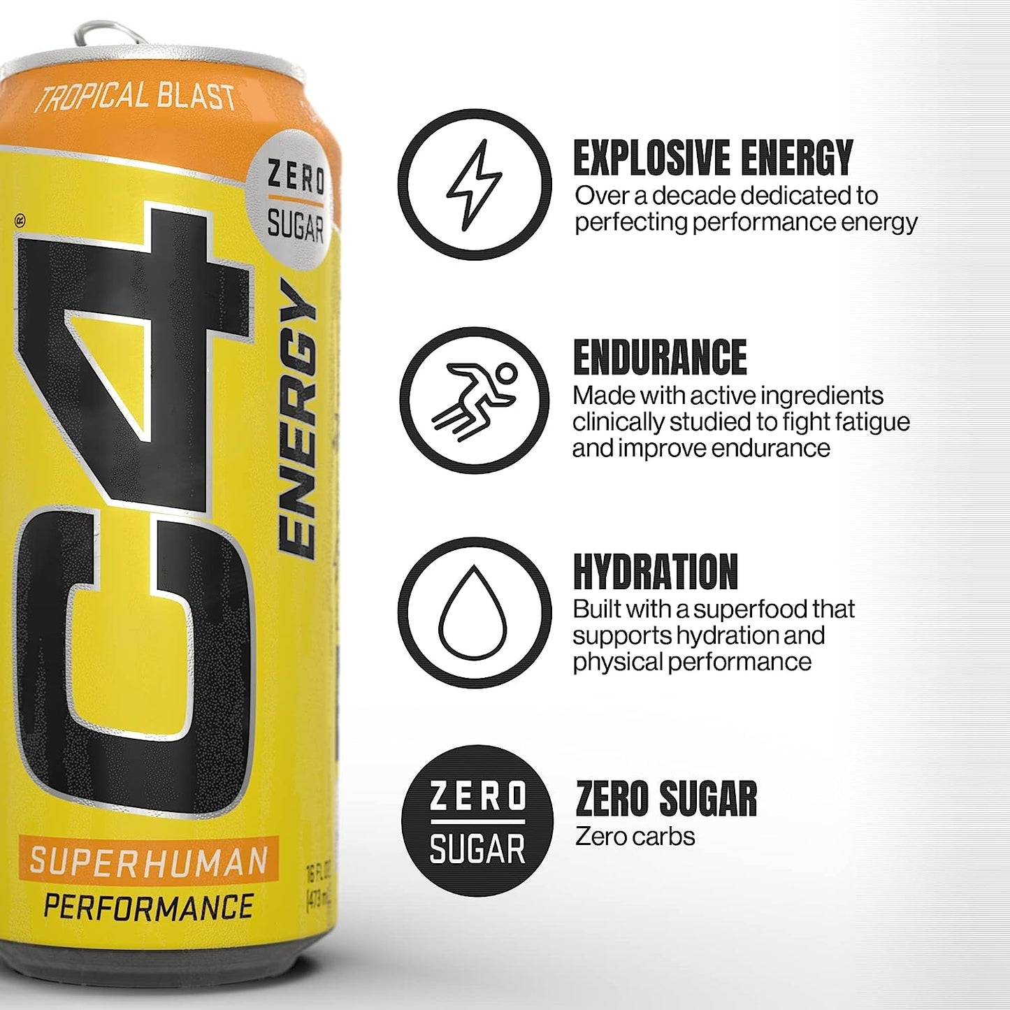 Cellucor C4 - Energy Drink Tropical Blast 473 ml