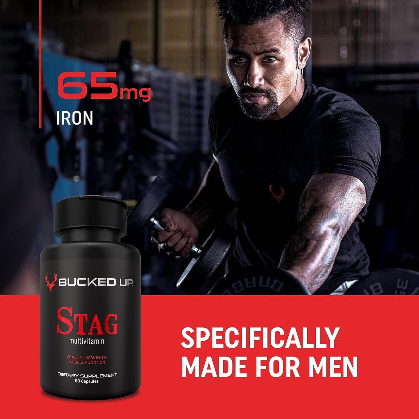 BUCKED Up - Stag Multivitamin Men 60 Capsules