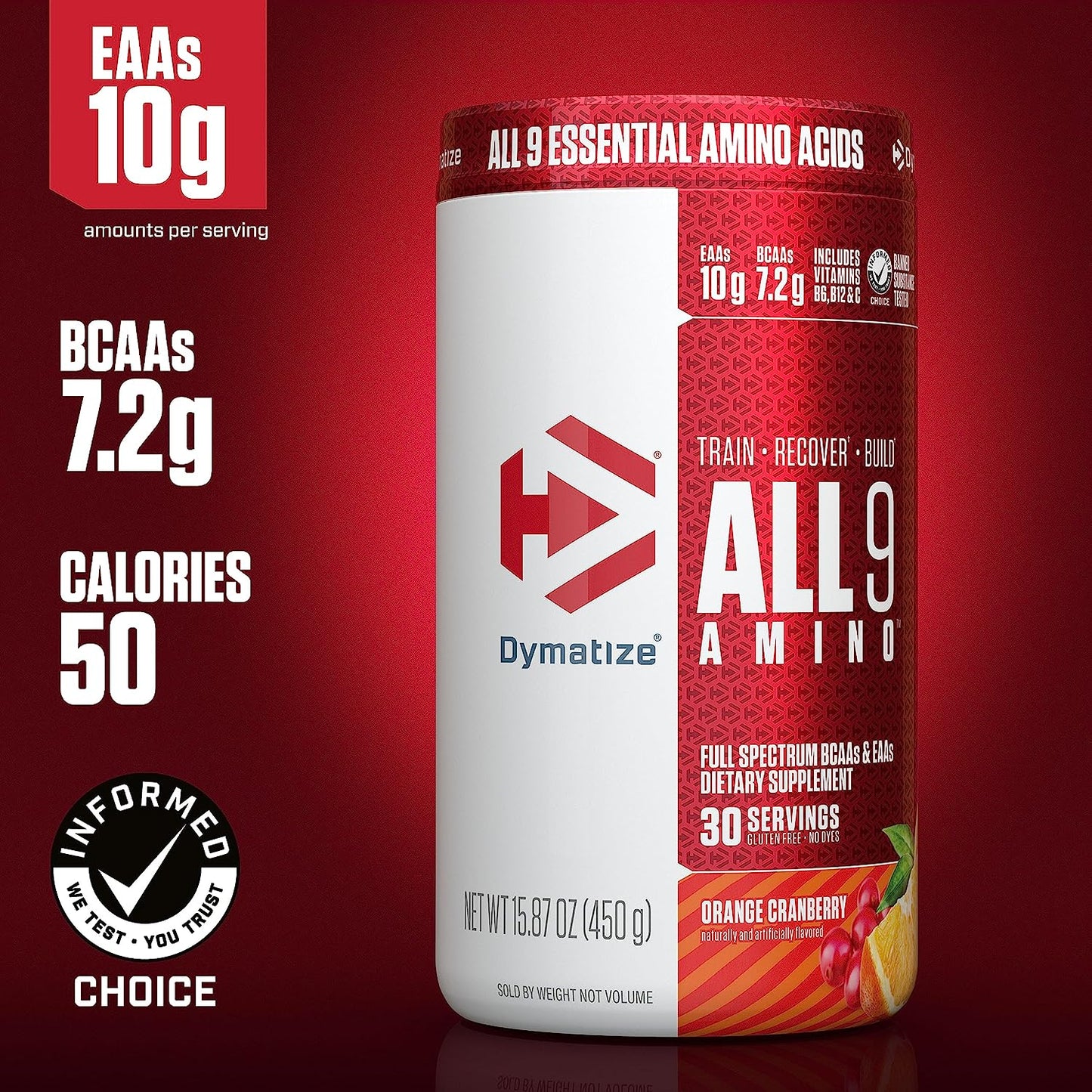 Dymatize - All9 Amino Orange Cranberry 450 g