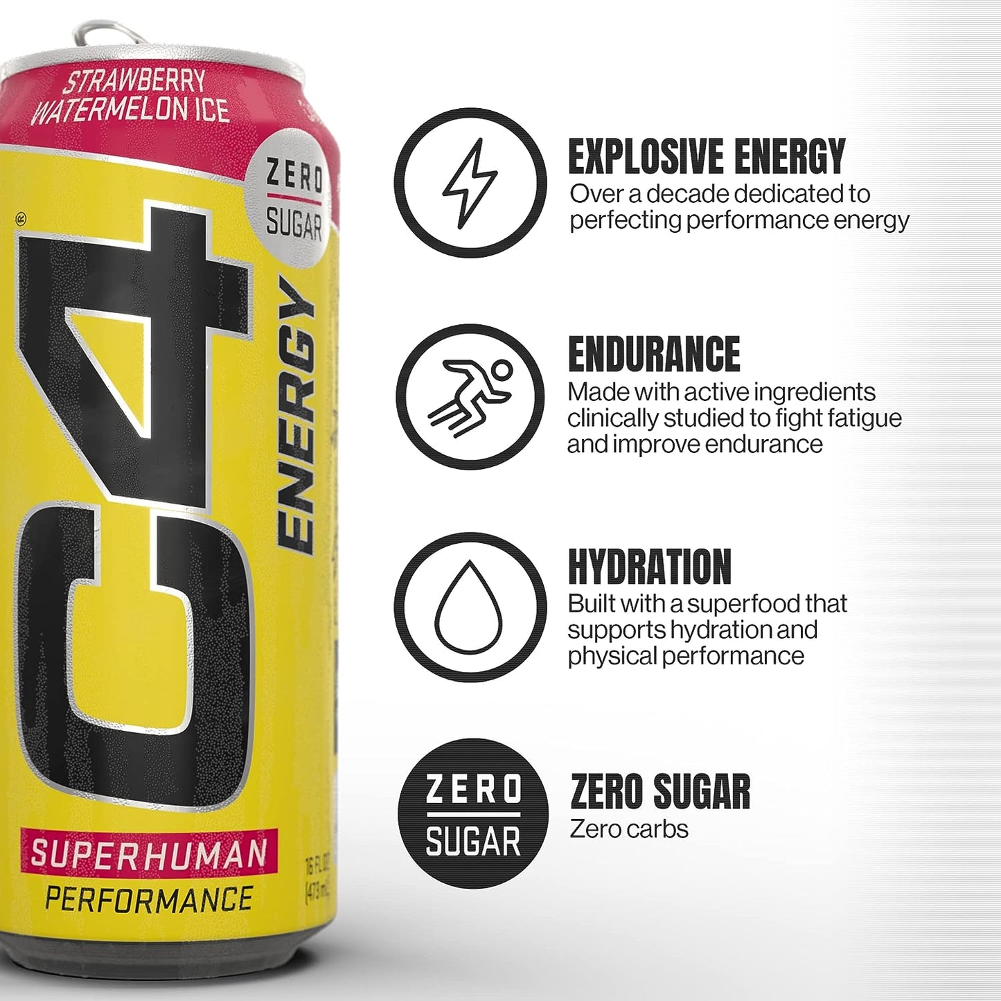 Cellucor C4 - Energy Drink Strawberry Watermelon Ice 473 ml