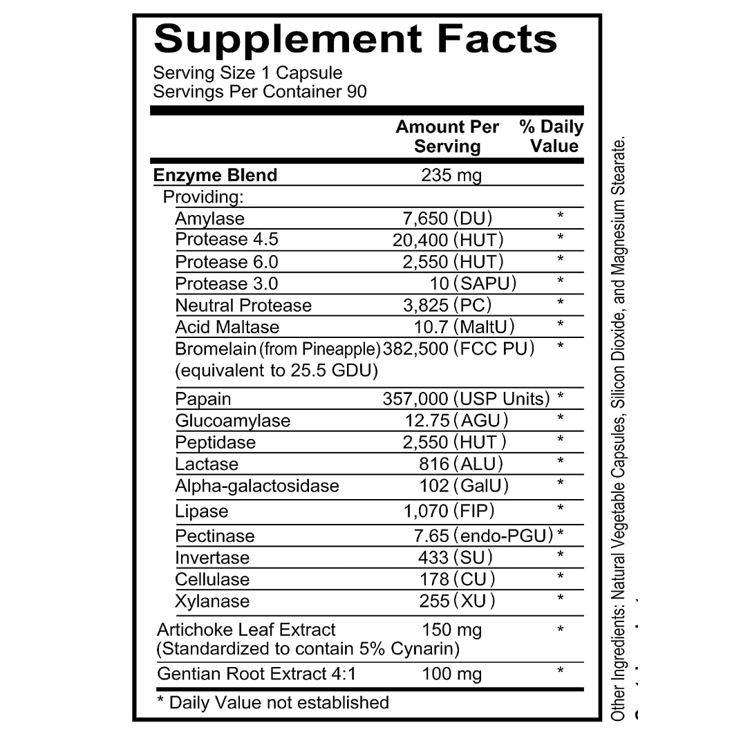 Revive – Digest Aid 90 Vegetarian Capsules