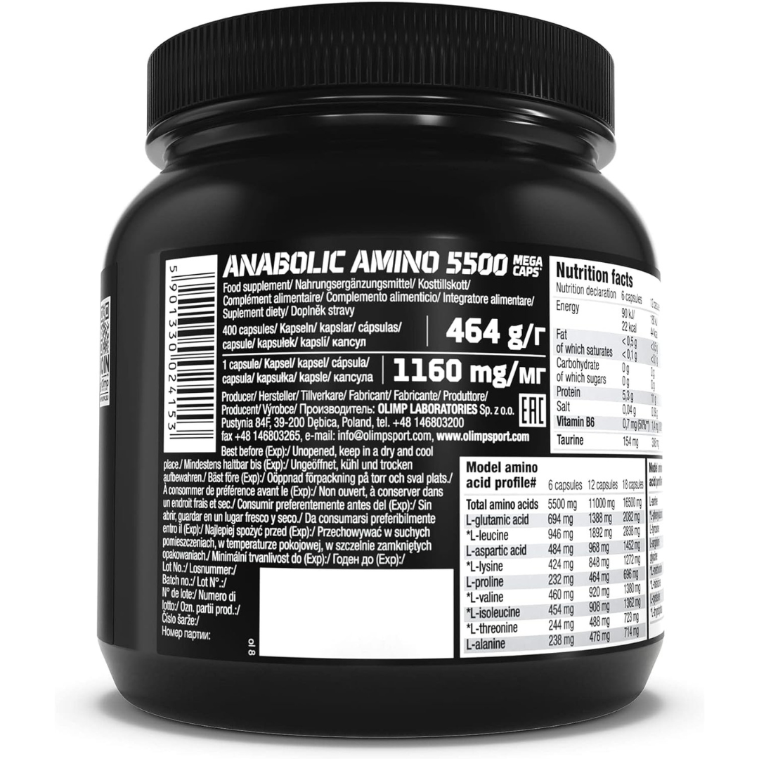 Olimp - Anabolic Amino 5500 Mega 400 Capsules