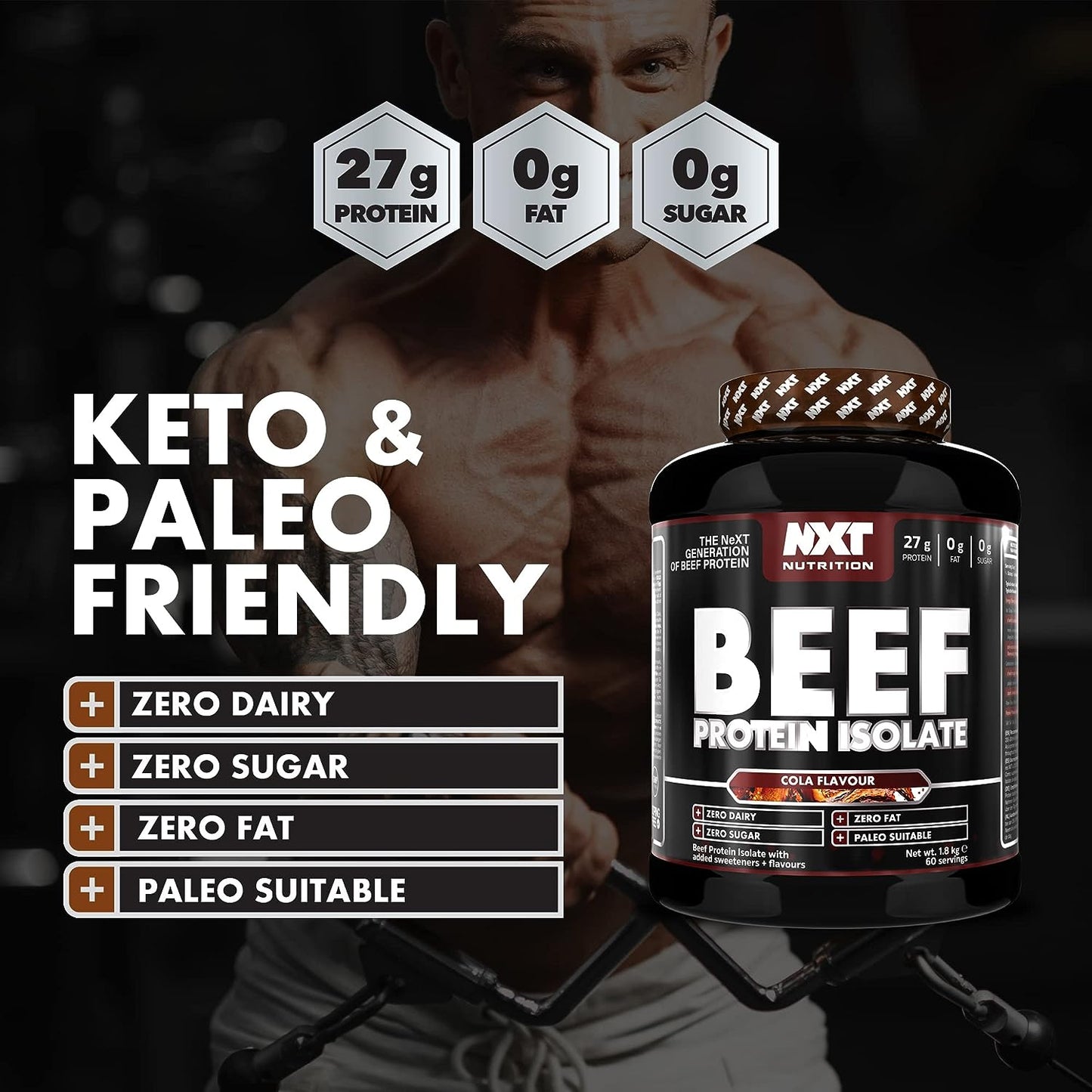 NXT - Beef Protein Isolate Cherry Cola 1.8 kg