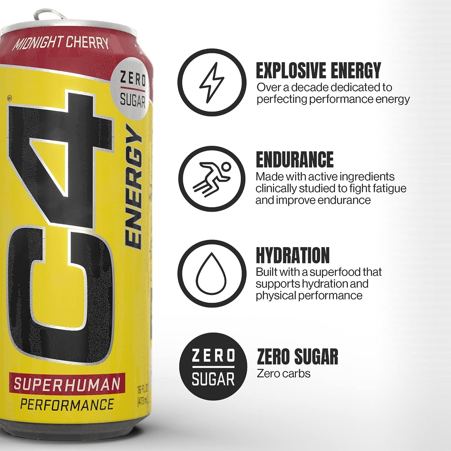 Cellucor C4 - Energy Drink Midnight Cherry 473 ml