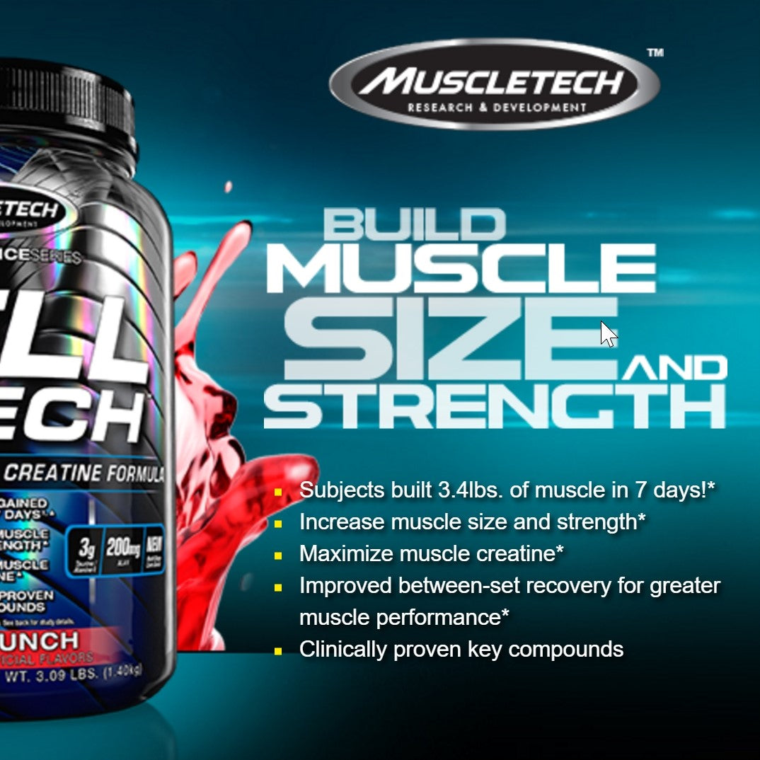 MuscleTech - Cell Tech Performance Series Creatine Fruit Punch 2.72 kg