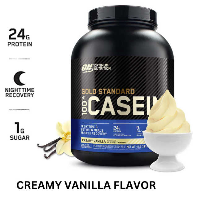 Casein Gold Standard - Creamy Vanilla 1.8 kg