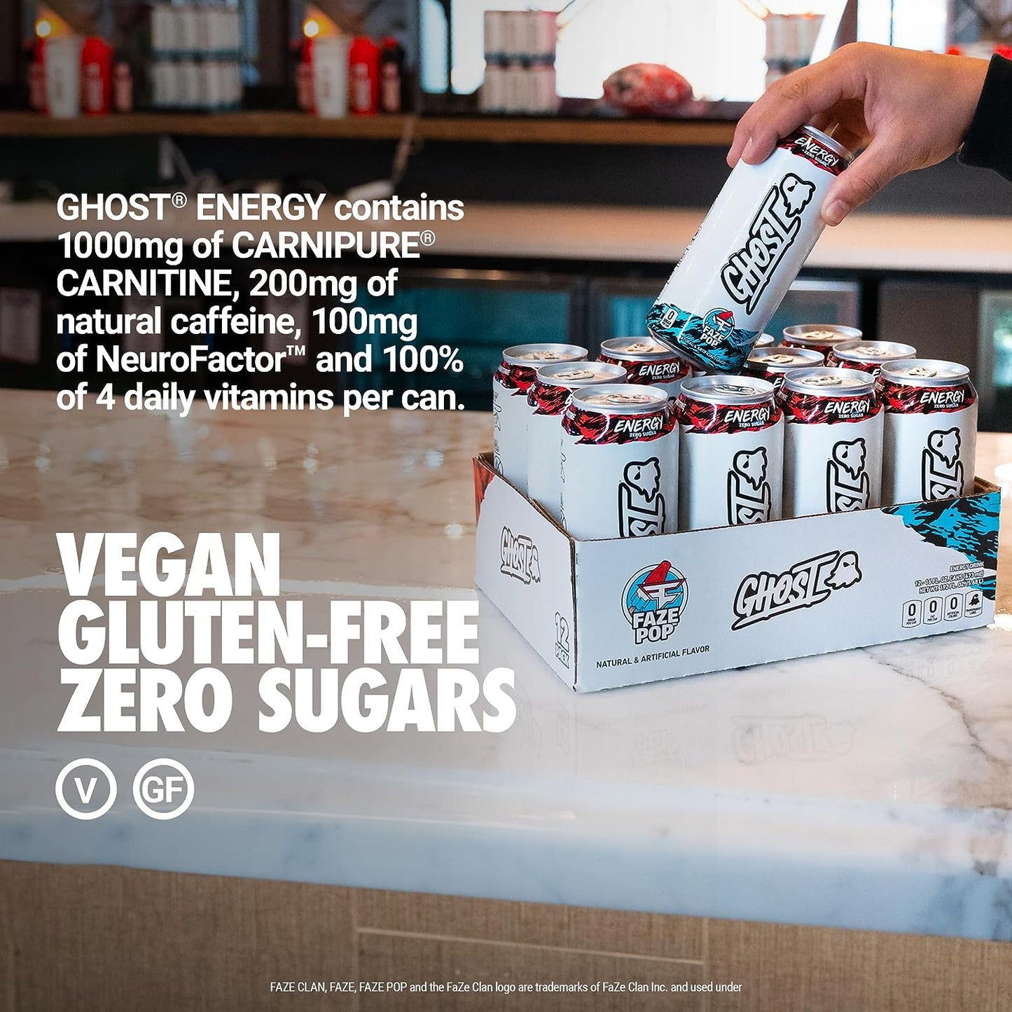 Ghost - Energy Drink Faze Pop 473 ml