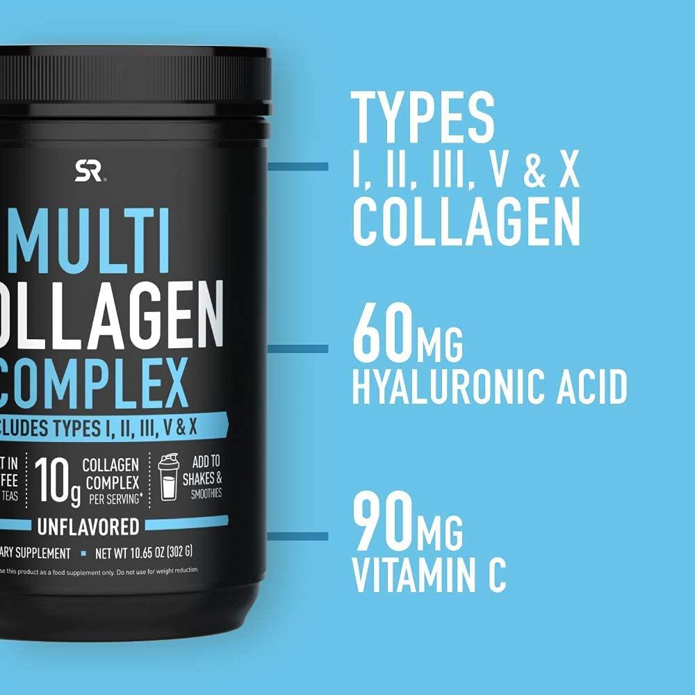 Sports Research - Multi Collagen Complex Unflavored 302 g
