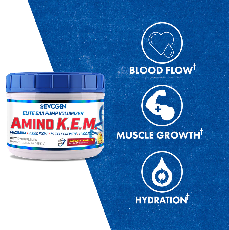 Evogen - Amino K.E.M. Raspberry Lemonade 429g
