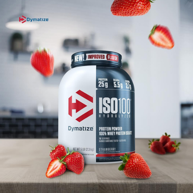 Dymatize Iso 100 - Strawberry 2.3 kg