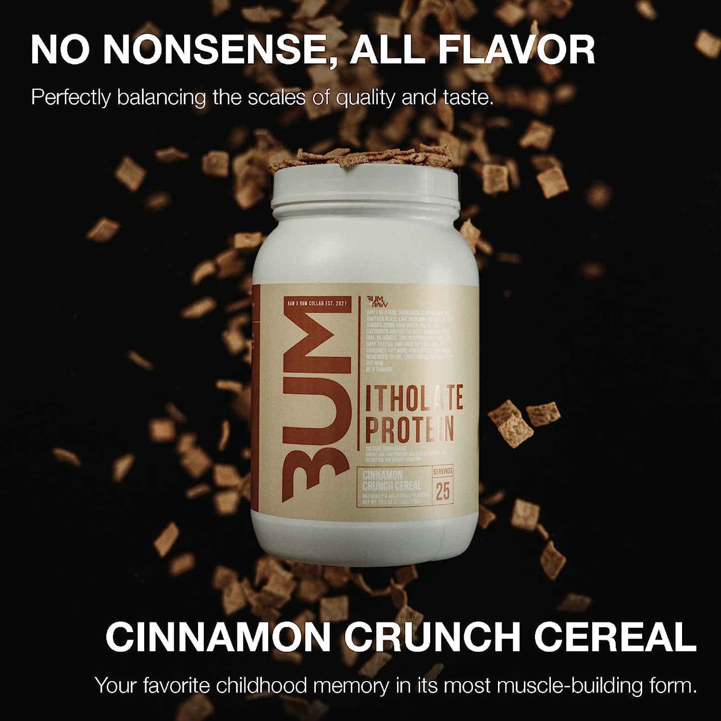 Raw - CBUM Itholate Protein Cinnamon Crunch Cereal 775 g