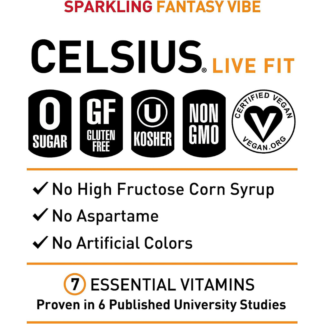 CELSIUS - Sparkling Drink Fantasy Vibe 355ml
