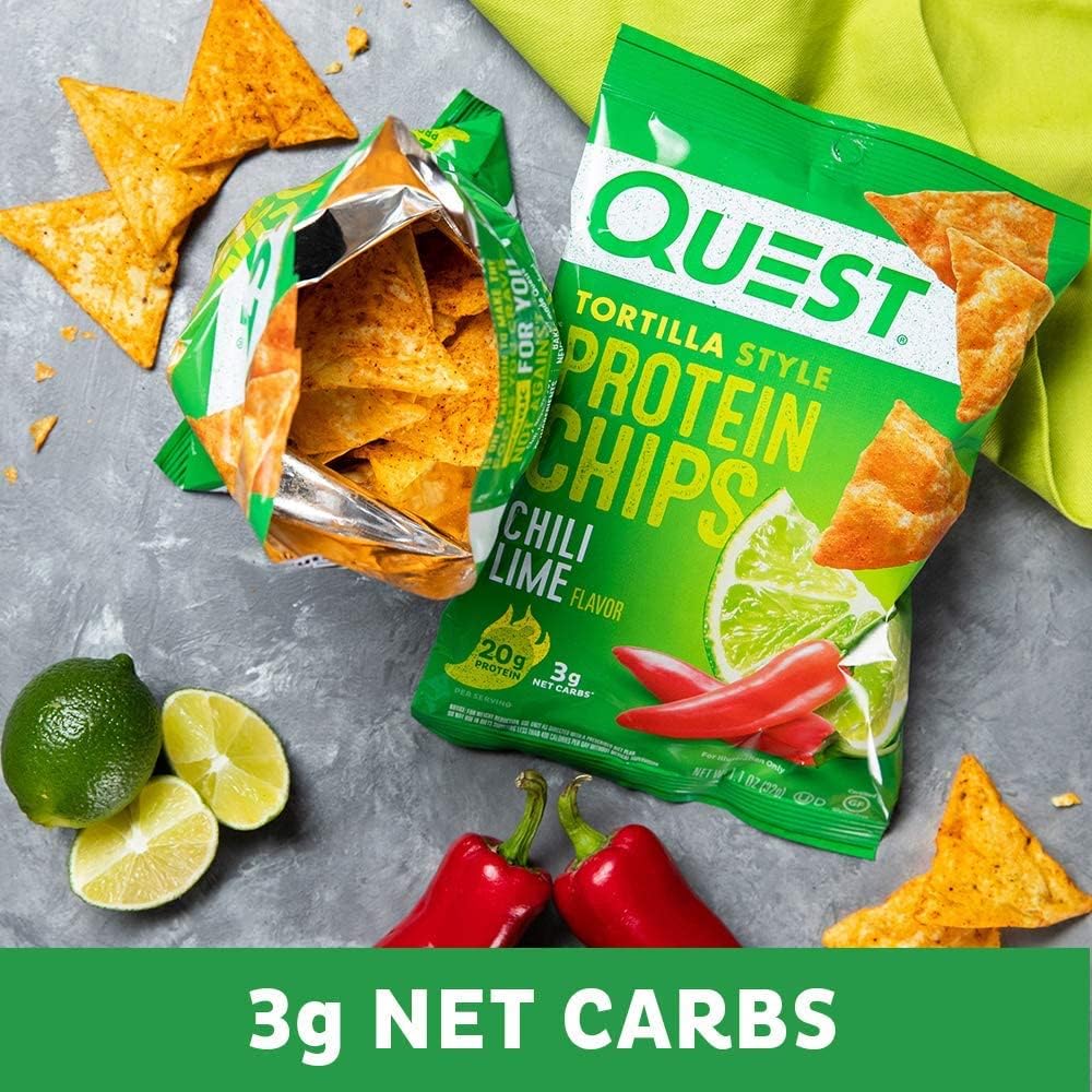 Quest Nutrition - Chili Lime Tortilla Style Protein Chips 1 Pc