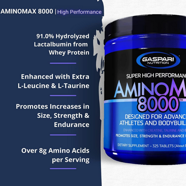 Gaspari Nutrition - Amino Max 8000 82 SRV