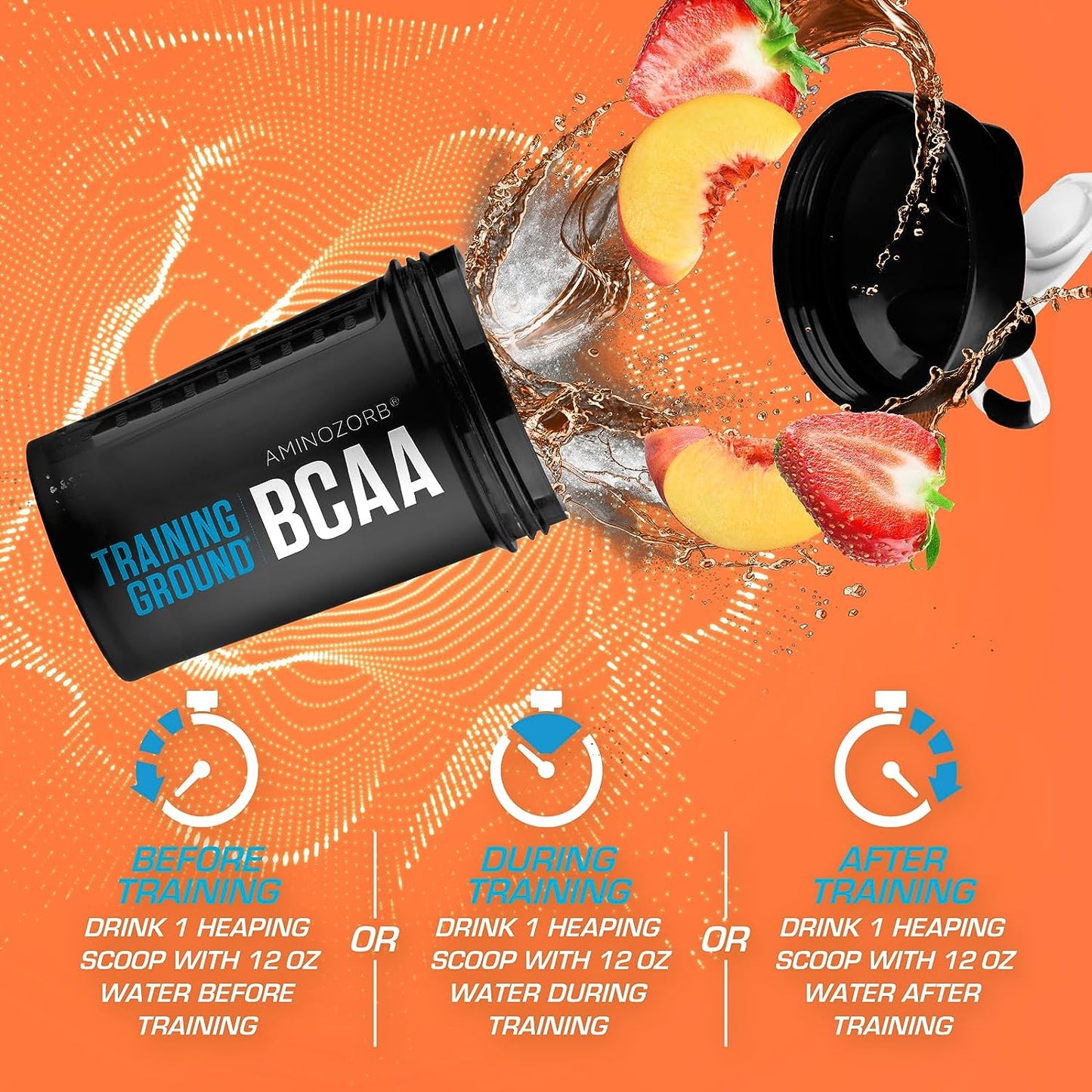 EFX - Training Ground BCAA Strawberry Peach 500 g