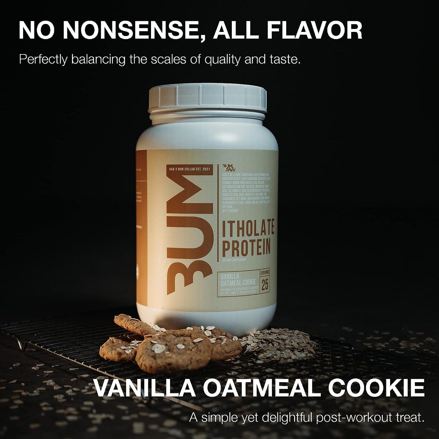 Raw - CBUM Itholate Protein Vanilla Oatmeal Cookie 775 g