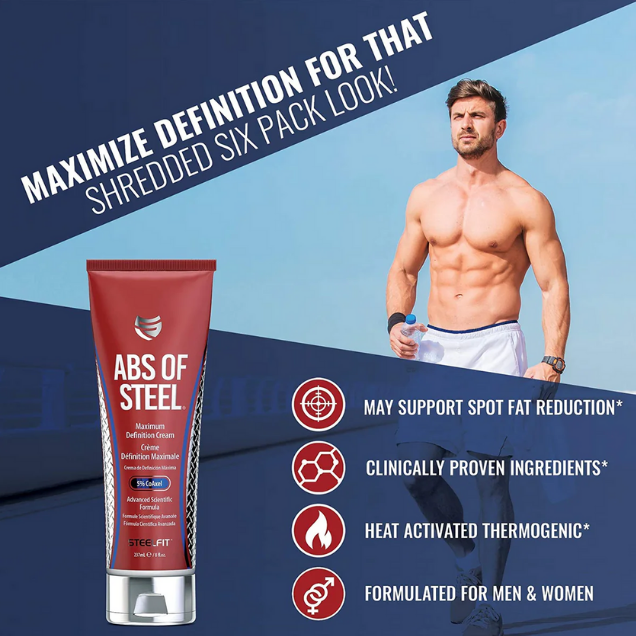 SteelFit - Abs of Steel Maximum Definition Cream 237mL