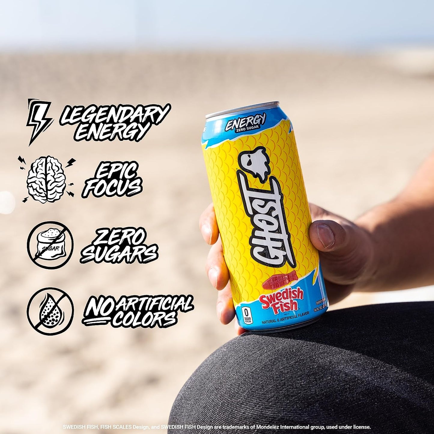 Ghost - Energy Drink Swedish Fish 473 ml