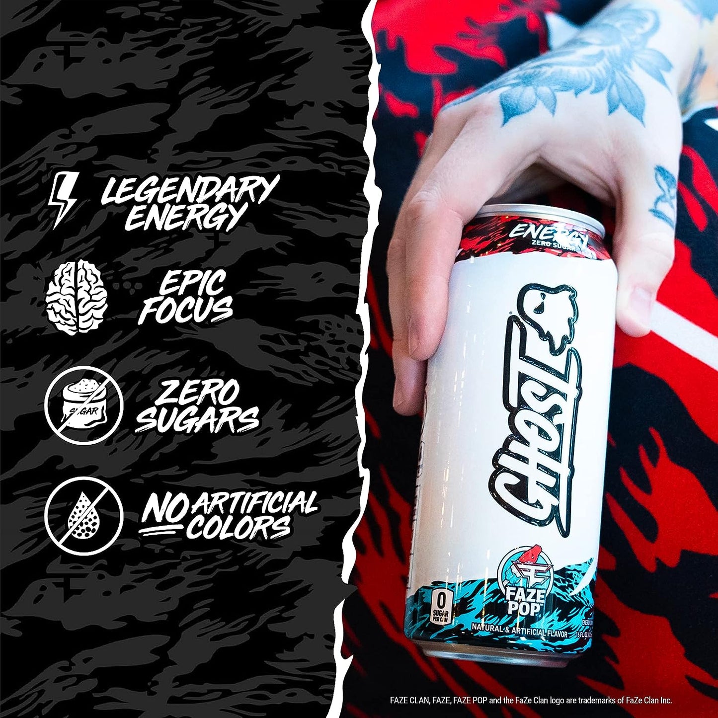Ghost - Energy Drink Faze Pop 473 ml