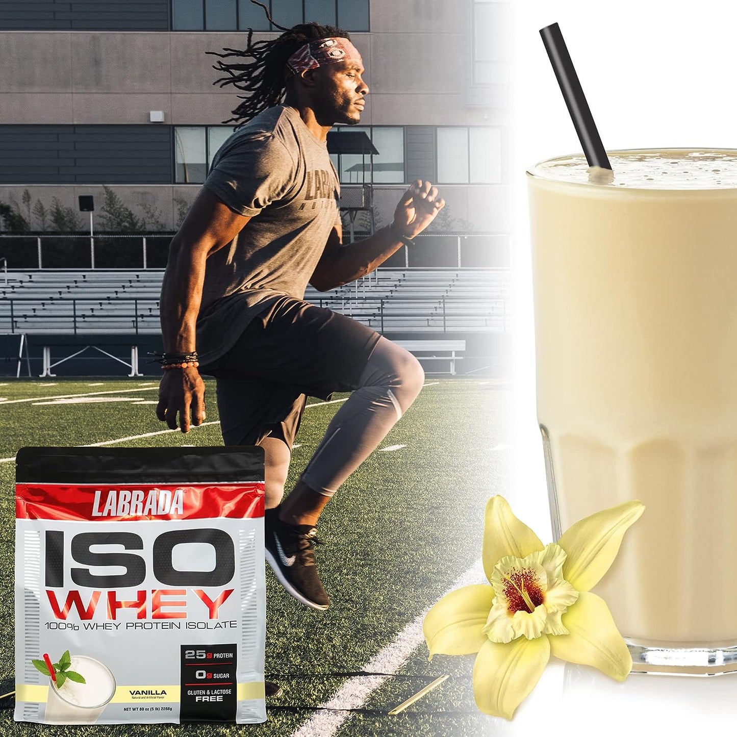 Labrada - Iso Whey Protein Vanilla 2.26 kg