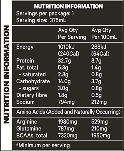 Musashi Muscle Recovery Chocolate Protein Shake 375 ml