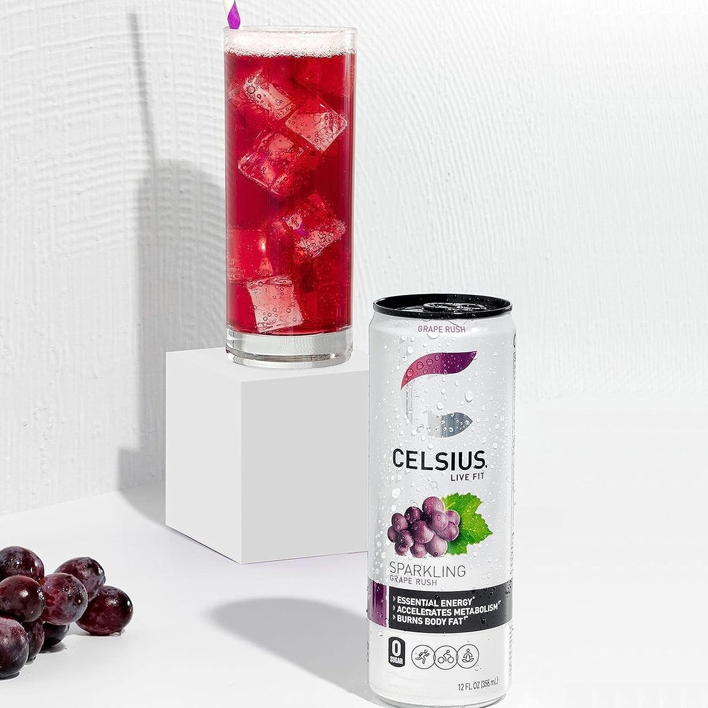 CELSIUS - Sparkling Drink Grape Rush 355ml