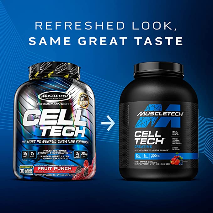 MuscleTech - Cell Tech Performance Series Creatine Fruit Punch 2.72 kg