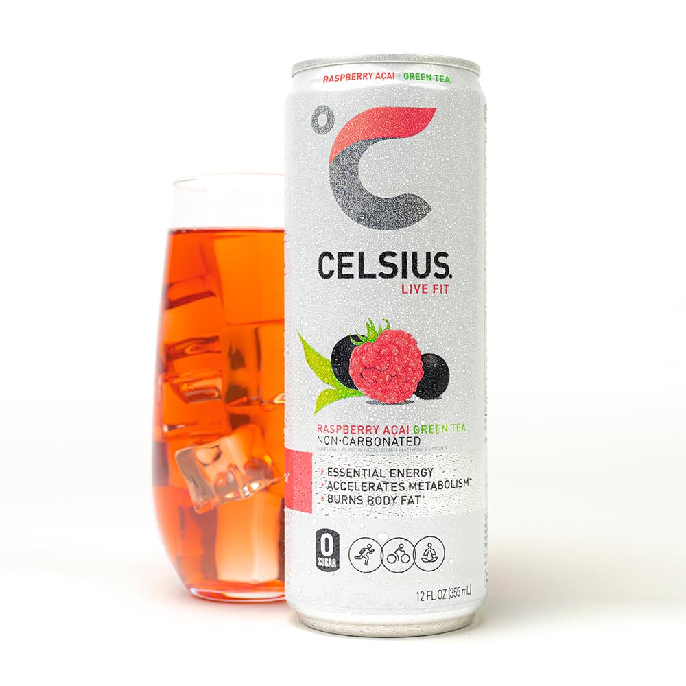 CELSIUS - Sparkling Drink Raspberry Acai Green Tea 355ml
