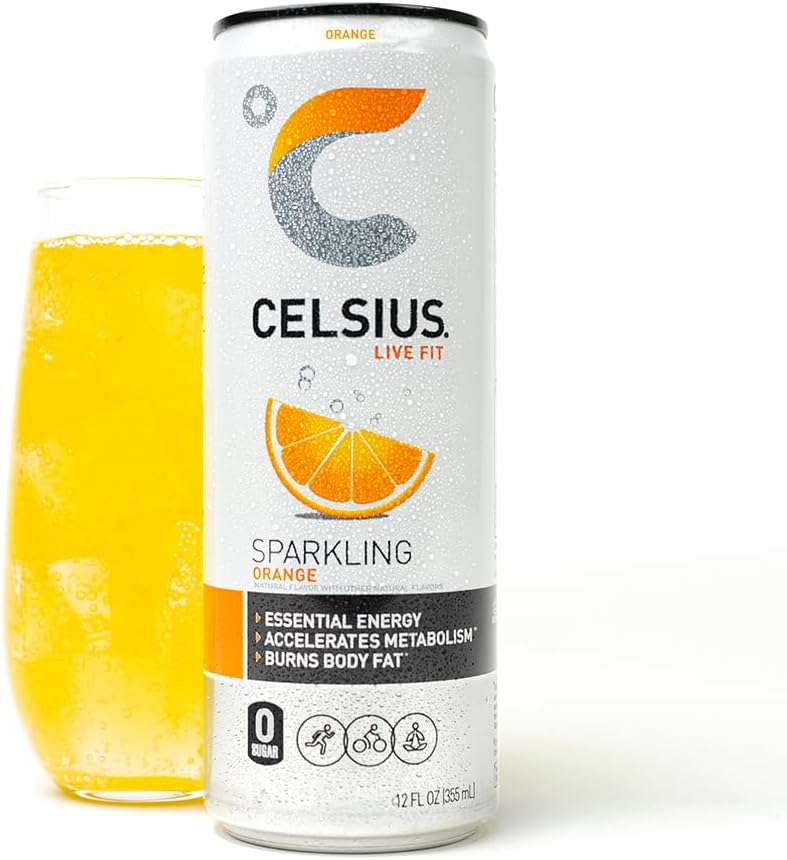 CELSIUS - Sparkling Drink Orange 355ml