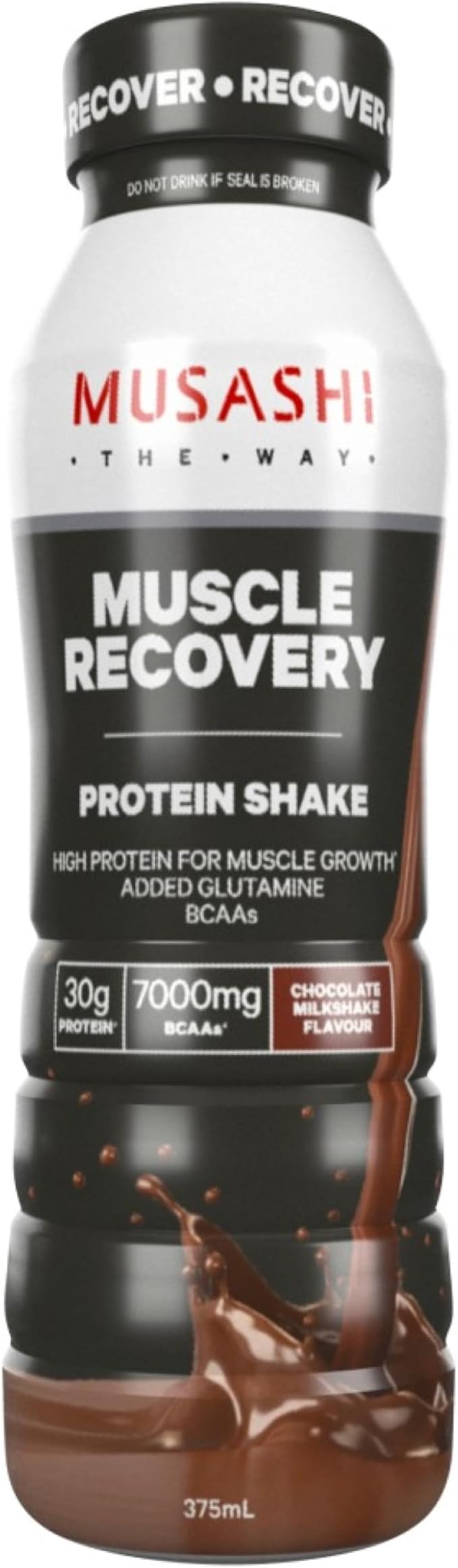 Musashi Muscle Recovery Chocolate Protein Shake 375 ml