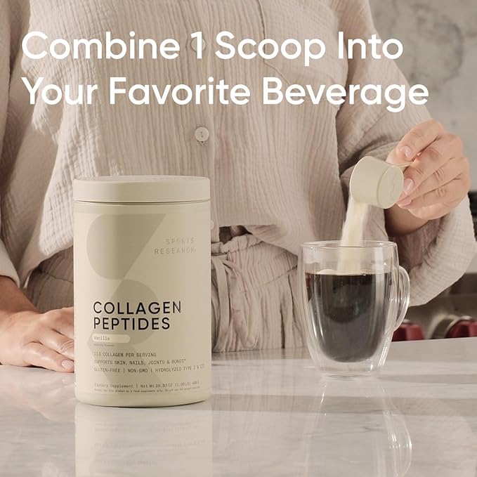 Sports Research Hydrolyzed I Collagen Peptides, UNFLAVOURED 478.88 g