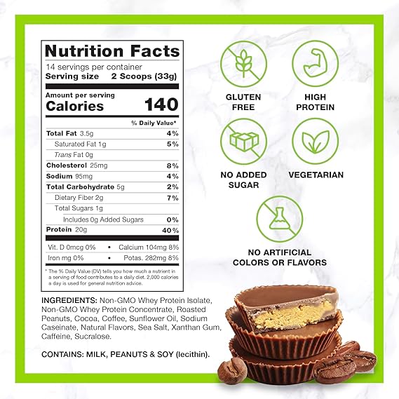 Chike Chocolate Peanut Butter High Protein Iced Coffee, 20 G Protein