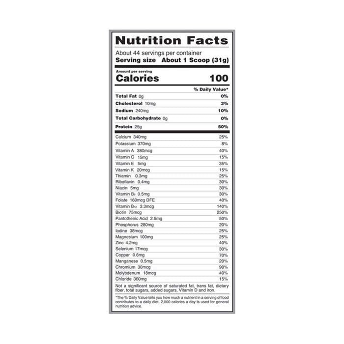 Isopure - Zero Carb Protein Powder Cookies & Cream 1.36kg
