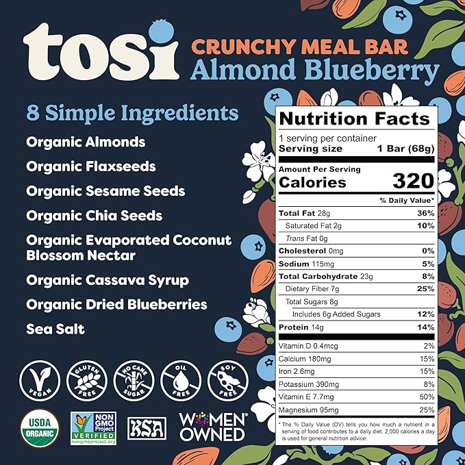 Tosi nuts + seeds 68 g