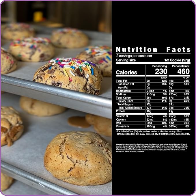 My Cookie Dealer Soft Baked Protein Cookies | 21g Protein per Cookie | Made with RAW™ Protein