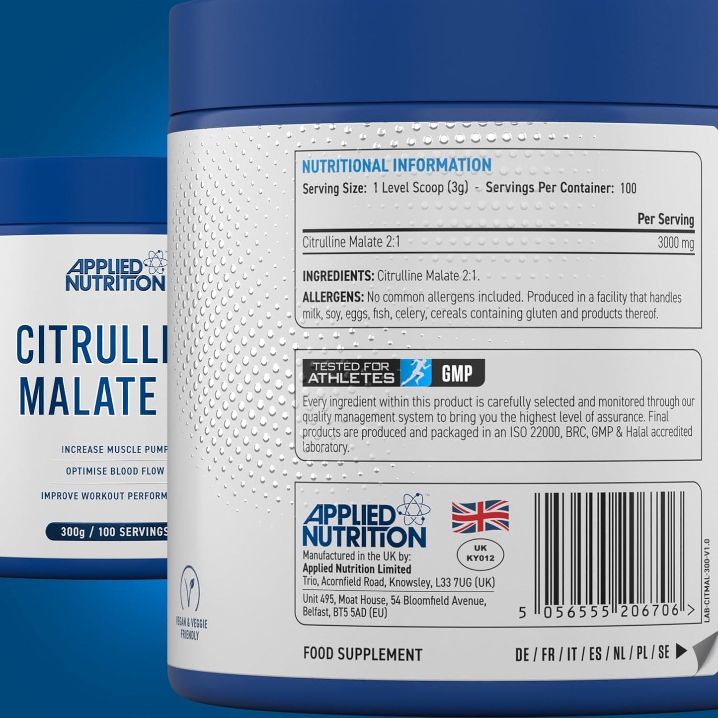 Applied Nutrition Citrulline Malate 2:1 | 3000mg