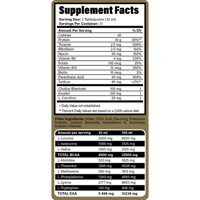 Kevin Levrone Gold Eaa+bcaa Grape 1000ml
