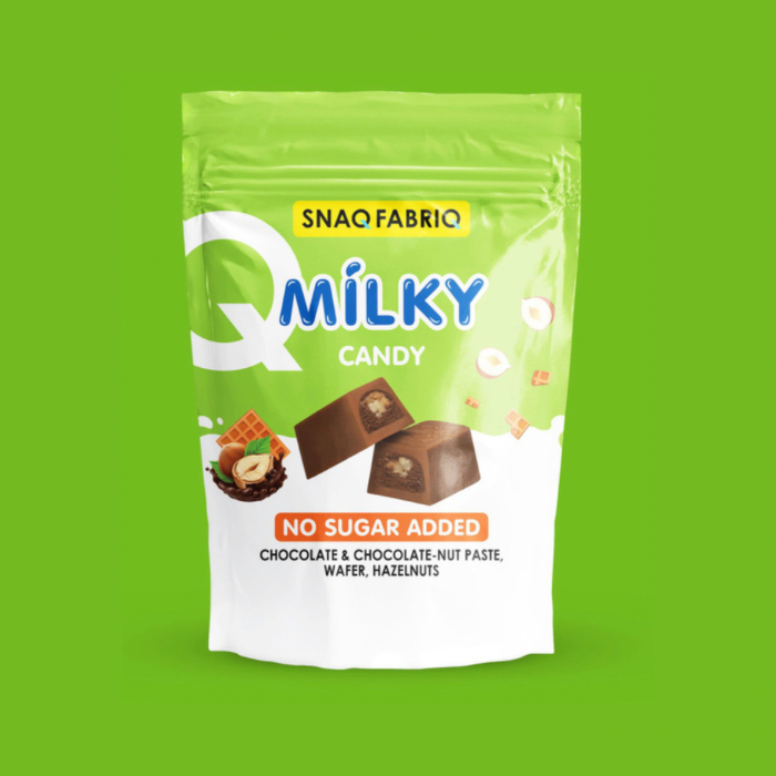 SNAQ FABRIQ - Milky Candy Chocolate and Hazelnut 130g