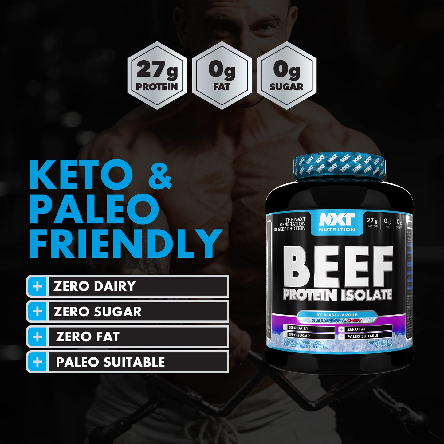 NXT - Beef Protein Isolate ice blast 1.8 kg