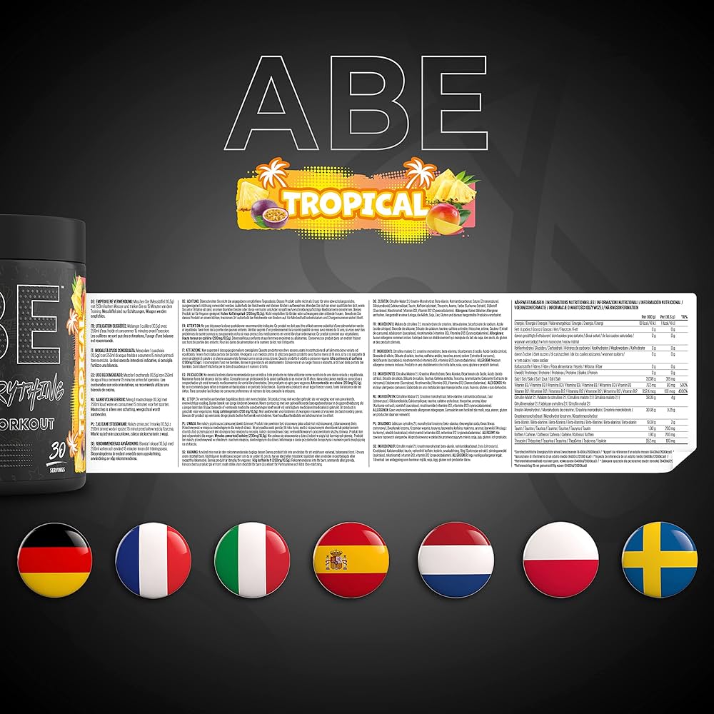 Applied Nutrition - ABE Pre Workout Tropical 315 g