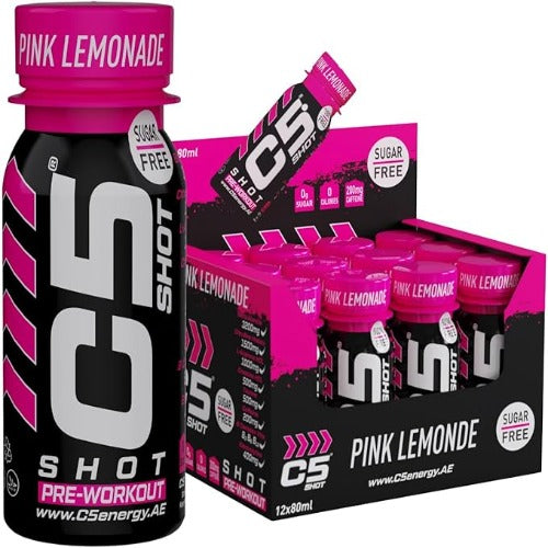 C5 SHOT Pre-Workout Drink | 80ml Liquid Energy Shot 1 pc
