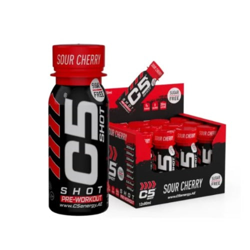 C5 SHOT Pre-Workout Drink | 80ml Liquid Energy Shot 1 pc