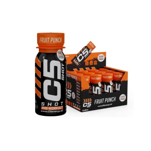 C5 SHOT Pre-Workout Drink | 80ml Liquid Energy Shot 1 pc