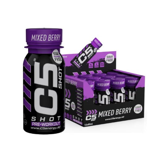 C5 SHOT Pre-Workout Drink | 80ml Liquid Energy Shot 1 pc