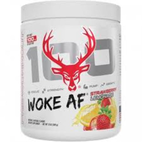 WOKE AF Pre-Workout - 100 Series Strawberry lemonade 30 serving
