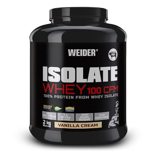 Weider Isolate Whey 100 CFM (2kg) Vanilla Cream Flavour