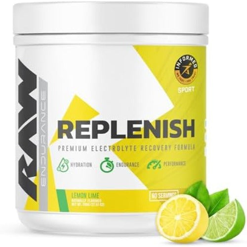 RAW Replenish - Flavored Electrolyte Drink Mix Supplement for 60 Serving