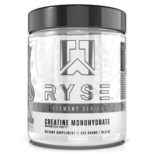 RYSE Creatine Monohydrate, Unflavored, 60, Guaranteed Purity, 5g Creatine Per Scoop