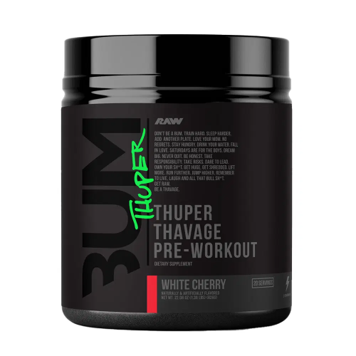 Raw Nutrition - Thuper Thavage Pre-Workout White cheery 20 serving