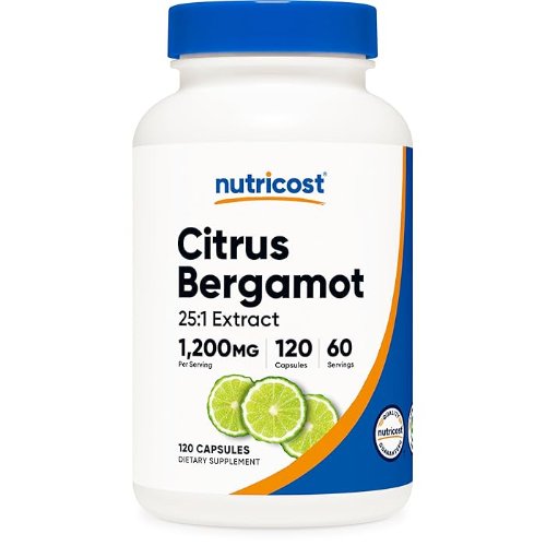 Nutricost Citrus Bergamot Capsules 1,200mg, 120 Capsules